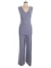 Bar III Solid Gray Jumpsuit Size 10 - photo 1