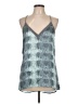 AS by DF Teal Sleeveless Silk Top Size L - photo 1