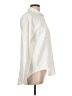 Unbranded Solid Ivory Long Sleeve Button-Down Shirt Size L - photo 4