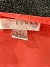 Kenar 100% Polyester Orange Sleeveless Blouse Size XL - photo 7