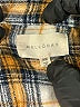 MELLODAY Plaid Gold Long Sleeve Blouse Size XS - photo 7