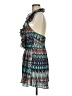 Karlie 100% Polyester Print Teal Casual Dress Size M - photo 5