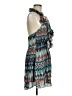 Karlie 100% Polyester Print Teal Casual Dress Size M - photo 4