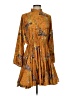 Rhode Paisley Yellow Casual Dress Size S - photo 1