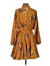 Rhode Paisley Yellow Casual Dress Size S - photo 2