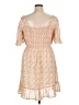 Arula 100% Polyester Paisley Orange Casual Dress Size 1X (estimated) - photo 2