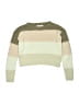 Pink Rose 100% Polyester Color Block Green Pullover Sweater Size S (kids) - photo 1