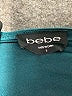 Bebe 100% Polyester Teal Long Sleeve Top Size L - photo 3