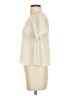 Madewell 100% Polyester Ivory Short Sleeve Blouse Size XS - photo 5