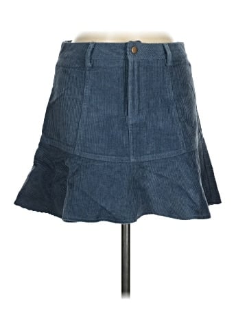 She + Sky Denim Skirt (view 1)