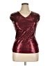 The Limited 100% Polyester Burgundy Sleeveless Top Size M - photo 1