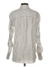 CAbi Stripes Silver 3/4 Sleeve Blouse Size S - photo 2