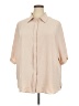 Dokotoo 100% Polyester Tan 3/4 Sleeve Blouse Size XXL (estimated) - photo 1