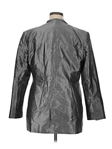 J. Peterman Silk Blazer - back