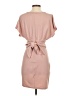 Shein Solid Tan Casual Dress Size XS - photo 2