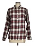 Evy's Tree 100% Cotton Plaid Burgundy Long Sleeve Button-Down Shirt Size M - photo 1