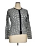 August Silk Gray Long Sleeve Top Size XL - photo 1
