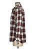 Evy's Tree 100% Cotton Plaid Burgundy Long Sleeve Button-Down Shirt Size M - photo 5