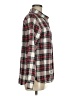 Evy's Tree 100% Cotton Plaid Burgundy Long Sleeve Button-Down Shirt Size M - photo 4