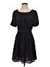 BCBGeneration 100% Polyester Stars Black Casual Dress Size 4 - photo 1