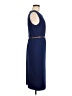 Connected Apparel Solid Blue Cocktail Dress Size 8 - photo 4