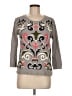 Princess Vera Wang Paisley Gray Pullover Sweater Size M - photo 1