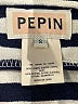 Pepin 100% Cotton Stripes Ivory Pullover Sweater Size S - photo 7