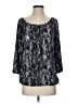 MICHAEL Michael Kors Gray 3/4 Sleeve Blouse Size S - photo 1