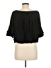 Forever 21 100% Viscose Black 3/4 Sleeve Blouse Size M - photo 2
