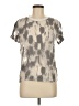 Gap Metallic Gray Short Sleeve Top Size S - photo 1