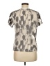 Gap Metallic Gray Short Sleeve Top Size S - photo 2
