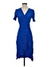 Leith 100% Viscose Blue Cocktail Dress Size S - photo 1