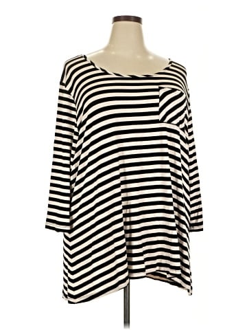 Molly & Isadora 3/4 Sleeve Top (view 1)