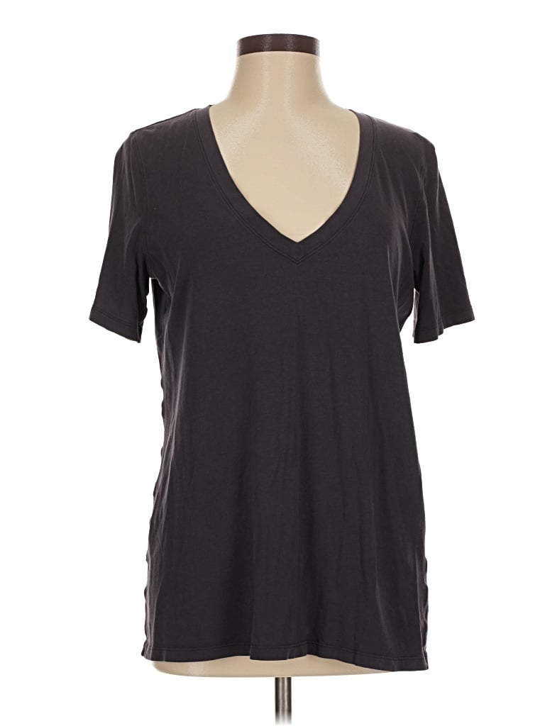 Pre-owned Lululemon Athletica Short Sleeve T-shirt In Black
