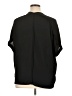 Lush 100% Polyester Black Short Sleeve Top Size XL - photo 2