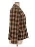 White Stag Plaid Brown Wool Blazer Size 14 - photo 4