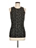St. John Black Sleeveless Top Size 8 - photo 1