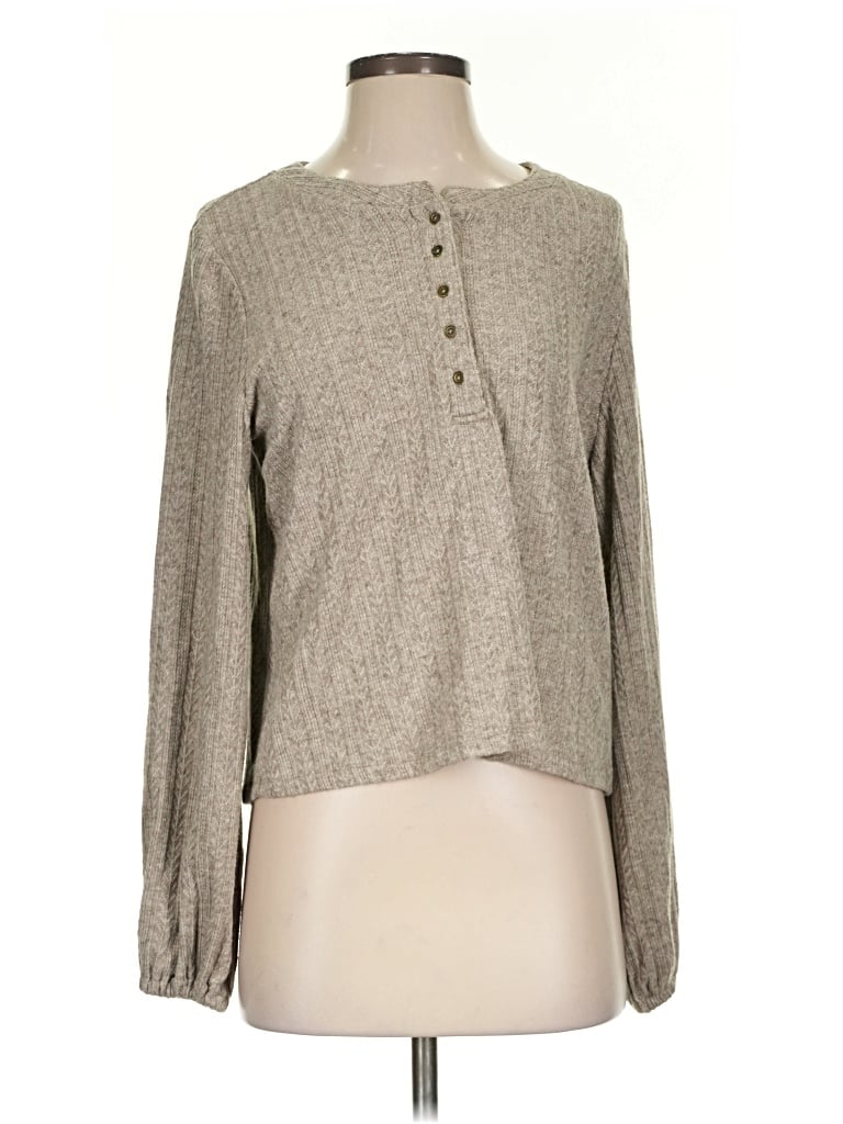 Pre-owned Candace Cameron Bure Pullover Sweater In Tan