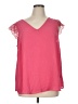Torrid 100% Polyester Pink Sleeveless Blouse Size 1X Plus (1) - photo 1