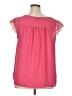 Torrid 100% Polyester Pink Sleeveless Blouse Size 1X Plus (1) - photo 2