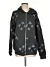 Unbranded 100% Polyester Black Zip Up Hoodie Size S - photo 1