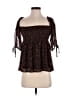 American Eagle Outfitters 100% Polyester Black 3/4 Sleeve Blouse Size S - photo 1