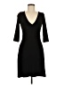 Leona Edmiston Solid Black Cocktail Dress Size 8 (1) - photo 1