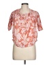 Torrid Orange Short Sleeve Blouse Size Lg Plus (0) - photo 1