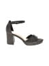 Ninety Union Gray Black Sandals Size 7 - photo 1