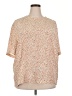 Rena Rowan 100% Polyester Tan Short Sleeve Blouse Size 24W - photo 1