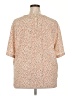 Rena Rowan 100% Polyester Tan Short Sleeve Blouse Size 24W - photo 2