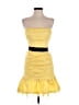 BCBGMAXAZRIA 100% Polyester Yellow Cocktail Dress Size 2 - photo 1