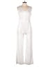 Unbranded Solid White Jumpsuit Size XL - photo 1