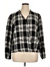 Eyeshadow Black Long Sleeve Blouse Size XL - photo 1